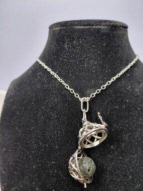 Scent Ball Locket Necklace